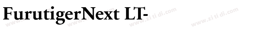 FurutigerNext LT字体转换